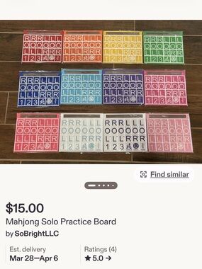Mahjong Solo Practice Board